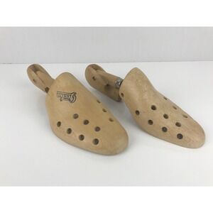 Vintage Geoha Mens Shoe Trees Shapers Stretchers Cedar Wood Size Size 5